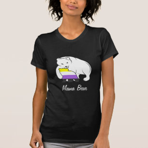 Camiseta Non Binary Mama Bear Non-Binary Bear