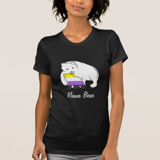Camiseta Non Binary Mama Bear Non-Binary Bear