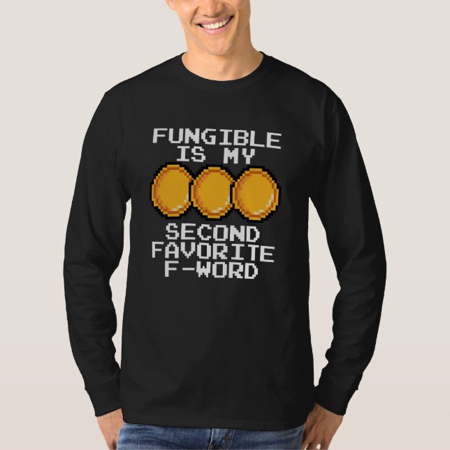 Camiseta Non Fungible Token Cryptocurrency Blockchain Trade (Anverso)