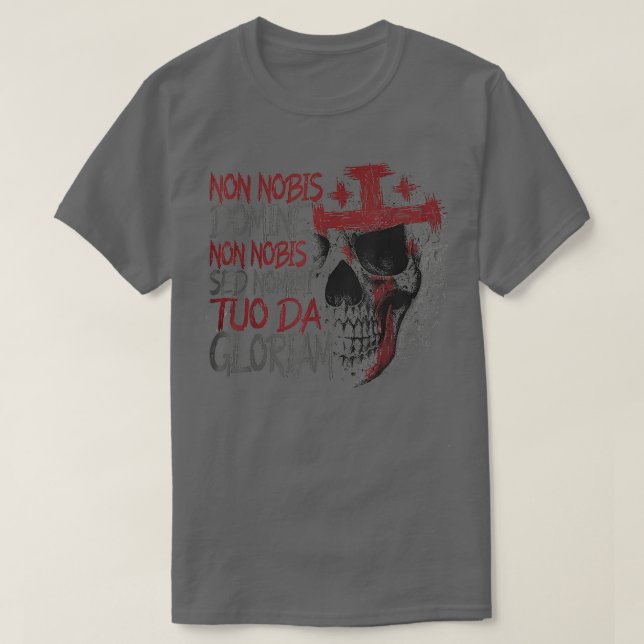 Camiseta Non Nobis Domine (Diseño del anverso)