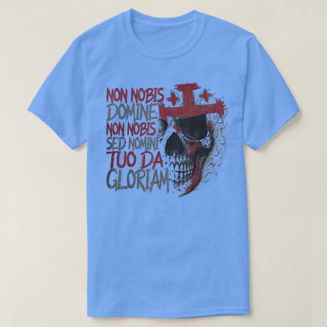 Camiseta Non Nobis Domine (Diseño del anverso)