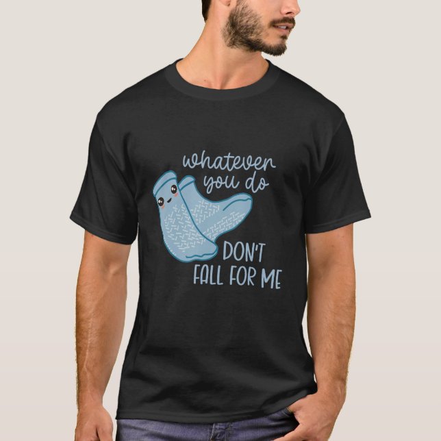 Camiseta Non Slip Socks Dont Fall For Me  PCT CNA Nurse (Anverso)