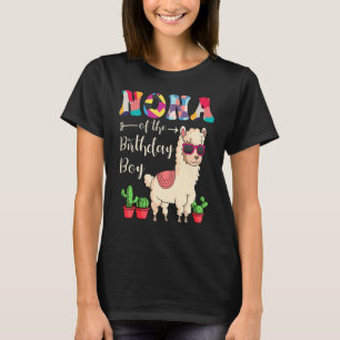 Camiseta Nona De La Celebración Del Fiesta Del Cumpleaños D