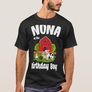 Camiseta Nona De La Granja De Nacimiento Animal Bday Fiesta