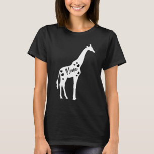 Camiseta Nona Giraffe Abuelos Día del Zoológico Safari Abue