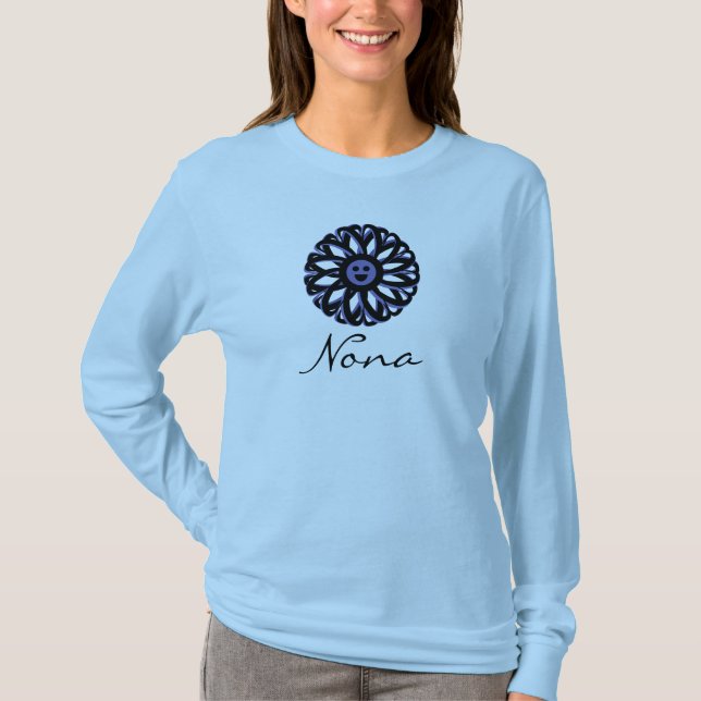 Camiseta Nona Smiling Flower Shirt (Anverso)