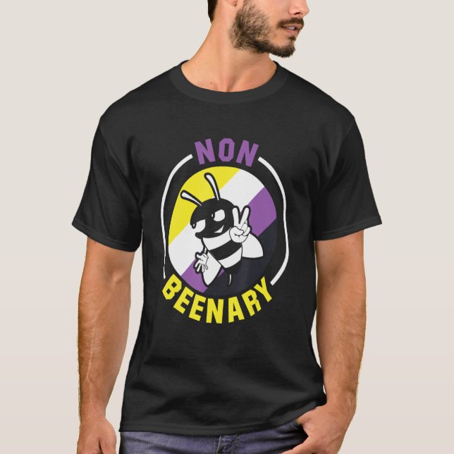 Camiseta Nonbinary Pride  Genderfluid Gender Rights Non Bin (Anverso)