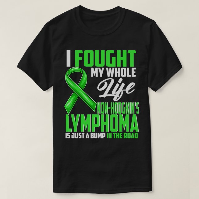 Camiseta NonHodgkin's Lymphoma Awareness Lymphoma Related N (Diseño del anverso)