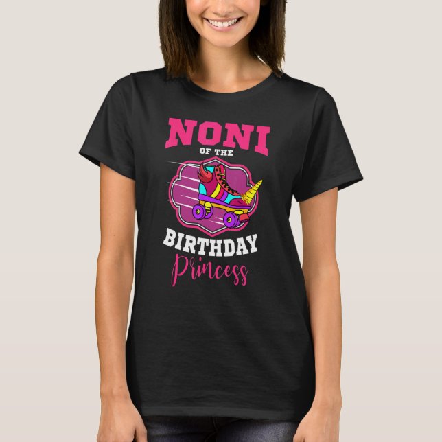 Camiseta Noni De La Princesa Nacida Patinaje Sobre Patines  (Anverso)