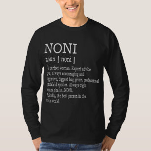 Camiseta Noni Definition Abuela Mother Day Gifts Women