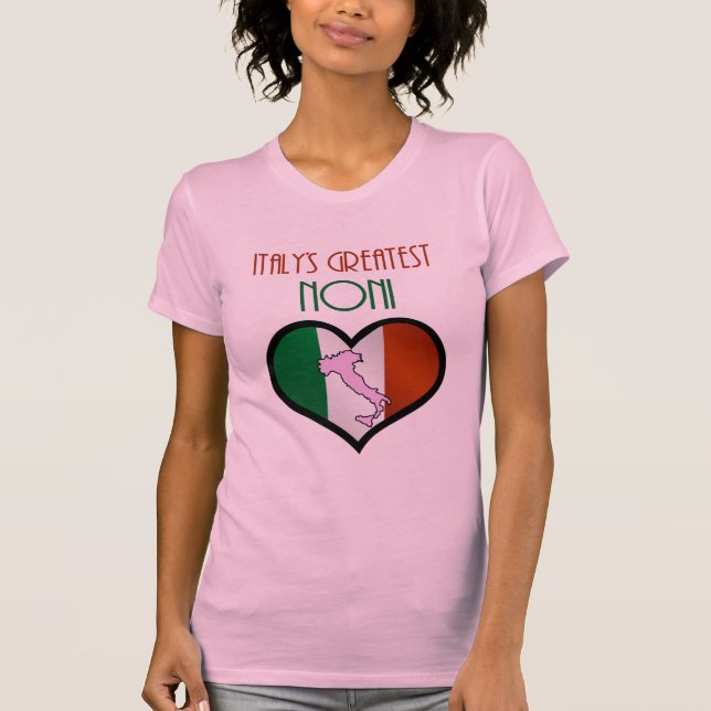 Camiseta Noni más grande de Italia (Anverso)