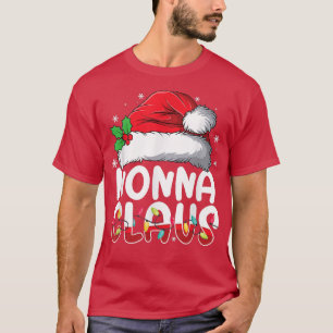 Camiseta Nonna Claus Matching Family Pajamas Funny Christma