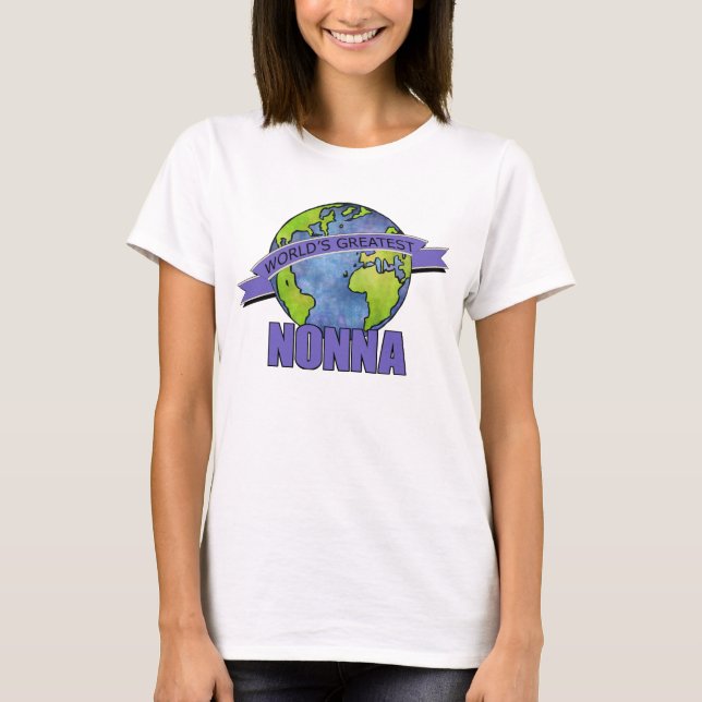 Camiseta Nonna más grande del mundo (Anverso)