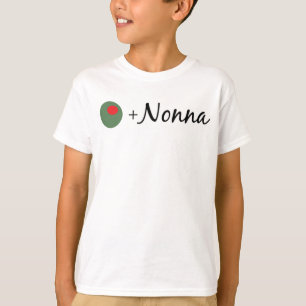 Camiseta Nonna verde oliva