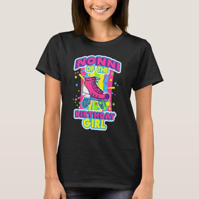 Camiseta Nonni Del Patinaje De Patinaje De Nacimiento Chica (Anverso)