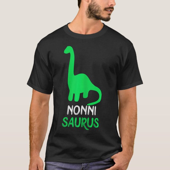 Camiseta Nonni-saurus Funny Dino Dinosaur Nonnisaurus (Anverso)