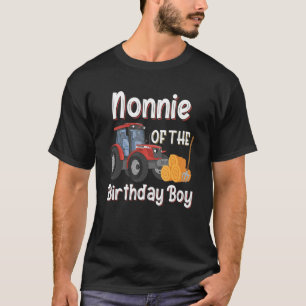Camiseta Nonnie De Birthday Boy Farm Tractor Farmer Bir