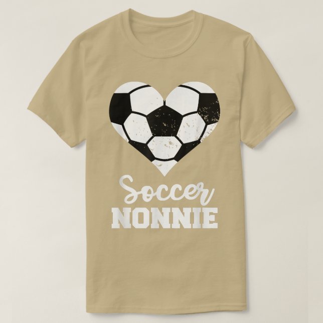 Camiseta Nonnie Funny Soccer Player Nonnie (Diseño del anverso)