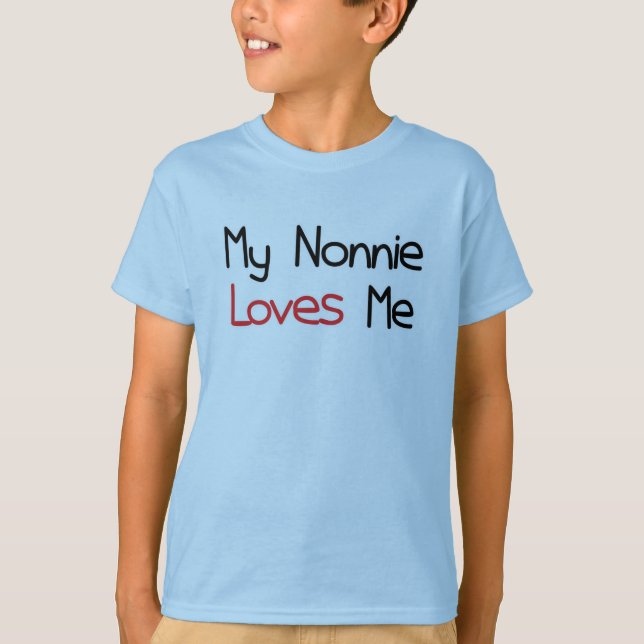 Camiseta Nonnie me ama (Anverso)