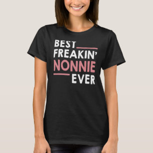 Camiseta Nonnie para las mujeres la abuela mejor Freakin' N