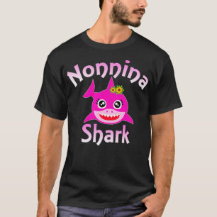 Camiseta Nonnina Shark Abuela italiana es divertida