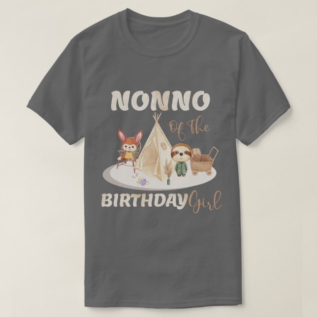 Camiseta Nonno Of The Birthday Boy (Diseño del anverso)