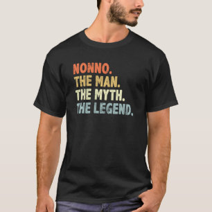 Camiseta Nonno The Man Myth Legend Fatheru2019s Day For Da
