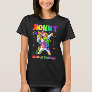 Camiseta Nonny Of Birthday Princess Chica Dabbing Unicor