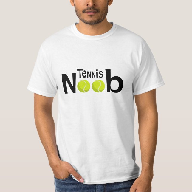 Camiseta Noob de tenis (Anverso)