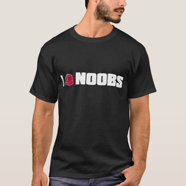 Camiseta Noobs I (de la bolsita de té) (Anverso)