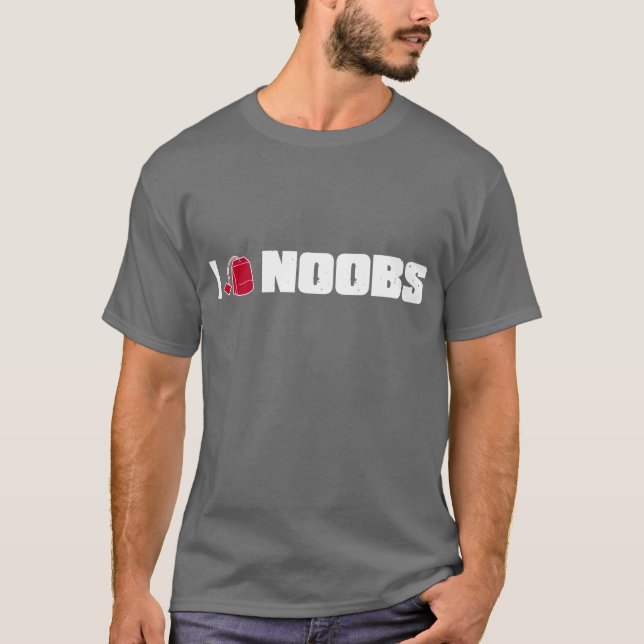 Camiseta Noobs I (de la bolsita de té) (Anverso)