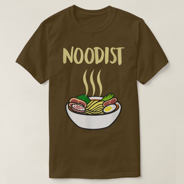 Camiseta Noodist Ramen Funny Noodle Foodie Largas Mangas Gi (Diseño del anverso)