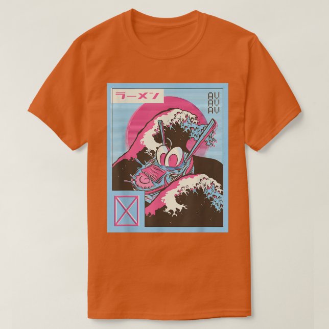 Camiseta Noodle de fideos de Japón Ramen Cocina japonesa129 (Diseño del anverso)