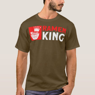 Camiseta Noodle de la Copa de Sopa Japonesa Ramen King Asia
