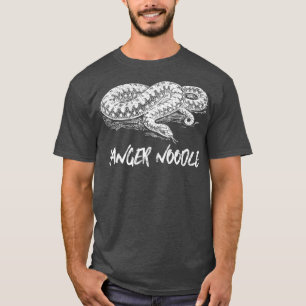 Camiseta Noodle de peligro de serpiente divertida Snek Meme