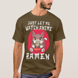 Camiseta Noodle de sopa de Ramen japonés, divertido ánime d