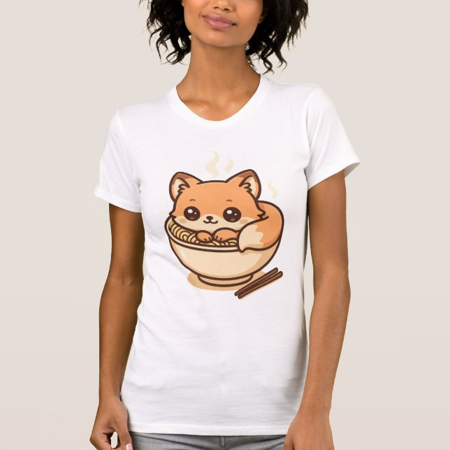 Camiseta Noodle Fox (Anverso)