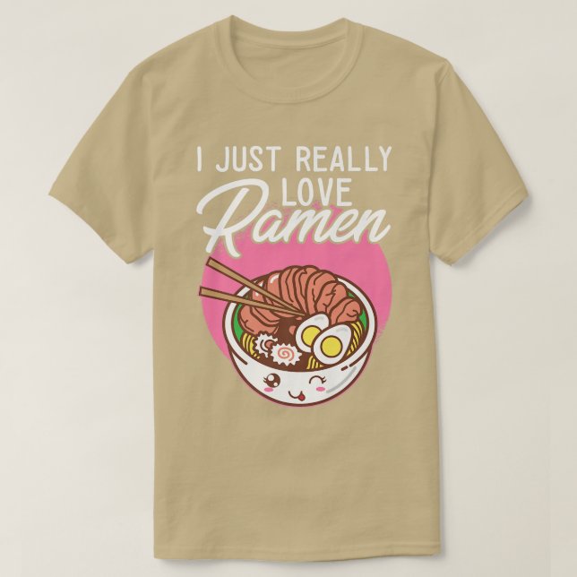 Camiseta Noodle japonés que me gusta mucho (Diseño del anverso)