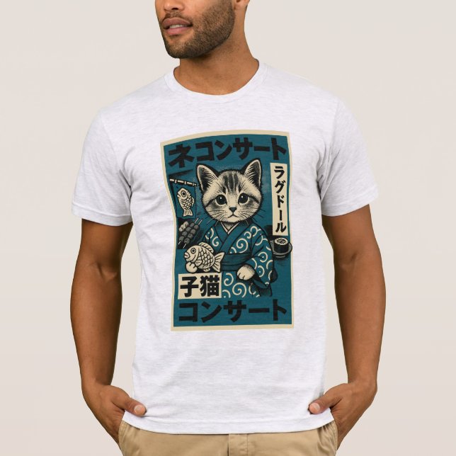 Camiseta Noodle Neko (Anverso)