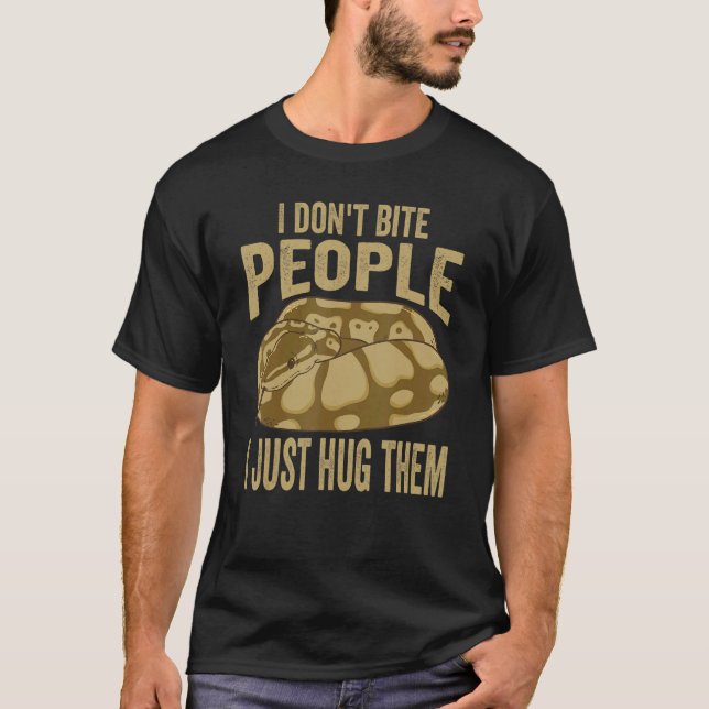 Camiseta Noodle Reptile For Ball Python Herpetologist (Anverso)