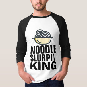 CAMISETA NOODLE SLURPIN' KING RAMEN LOVER T-SHIRS