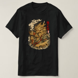 Camiseta Noodle Tengu – Japanese Myth Monster Made of Ramen