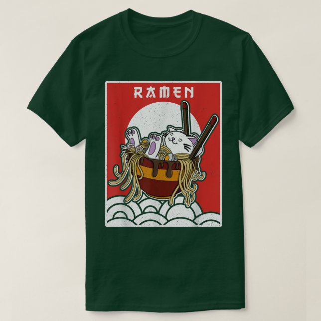 Camiseta Noodles de Japón Ramen Noodle Cocina japonesa 1303 (Diseño del anverso)