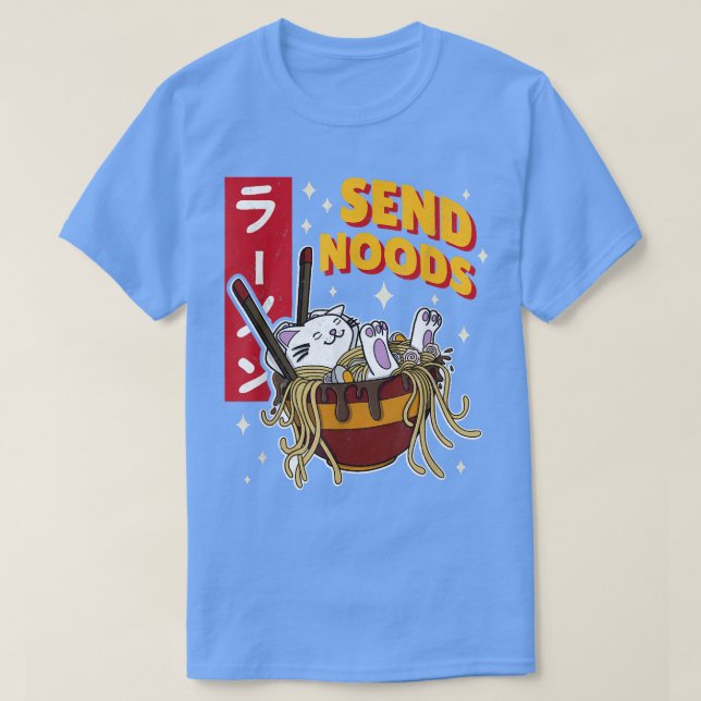 Camiseta Noodles de Japón Ramen Noodle Cocina japonesa 1305 (Diseño del anverso)