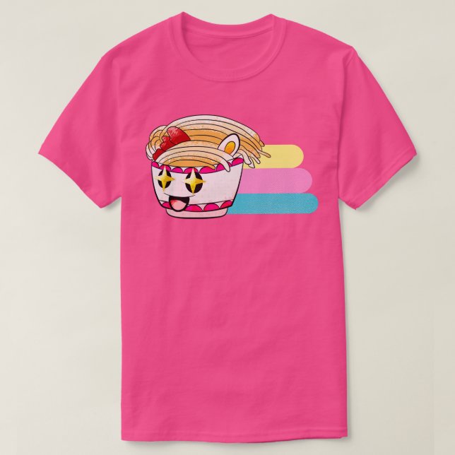 Camiseta Noodles japoneses de Ramen Kawaii Japón (Diseño del anverso)