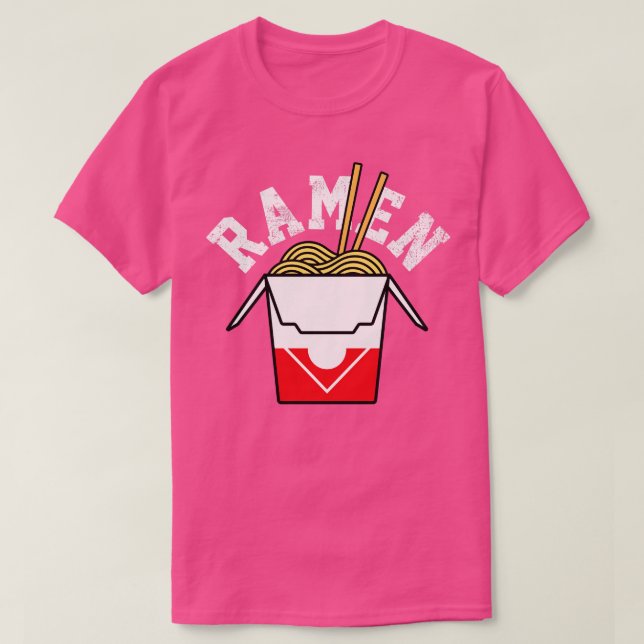 Camiseta Noodles Ramen japonés 4 (Diseño del anverso)