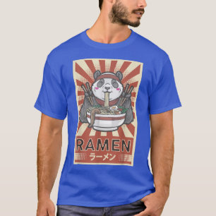 Camiseta Noodles Ramen Panda kawaii