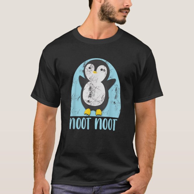 Camiseta Noot Noot Funny Penguin Bird Sound Christmas Winte (Anverso)