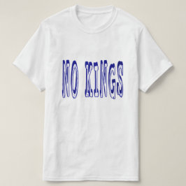 Camiseta NOP con Crown - Anti-King Bold Statement Design T