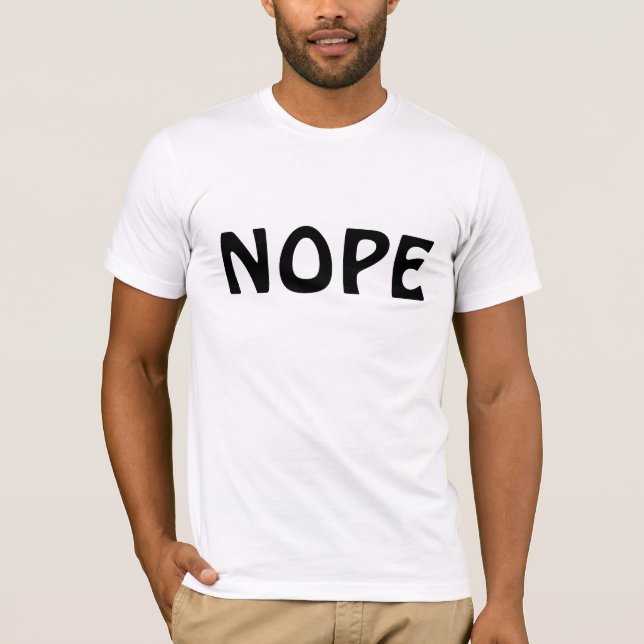 Camiseta NOPE (Anverso)